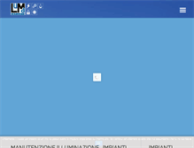 Tablet Screenshot of lumaimpianti.com